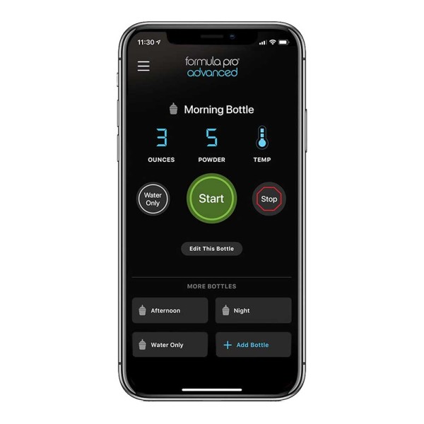 دستگاه شیرساز مشکی مدل pro advanced wifi بیبی برزا BABY BREZZA —5