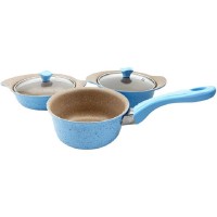 قابلمه 5 تکه آبی عروس گرانیت