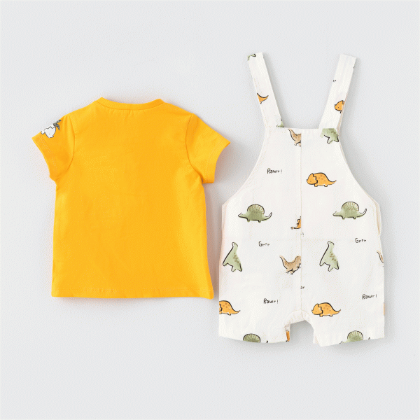 دوبنده پسرانه T-rex 13225 سایز 6 تا 9 ماه —3