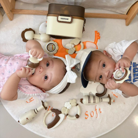 ست جغجغه و دندان‌گیر ۱۰ تکه هی اور شی HEORSHE مدل Tiny Rattle Set