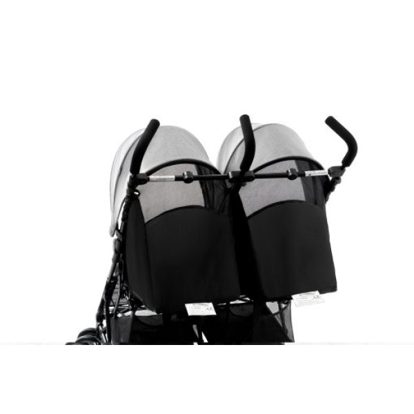 کالسکه دو قلو جیکل مدل Opal twin رنگ طوسی —3