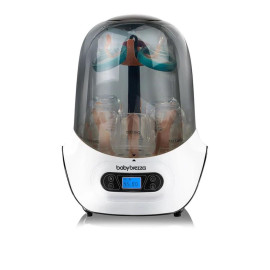 دستگاه استریل شیشه شیر بیبی برزا One Step Sterilizer Dryer baby brezza رنگ سفید