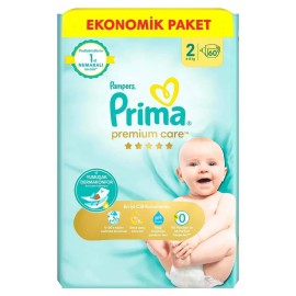 پوشک پریما پمپرز سایز 2 تعداد  60 عددی prima