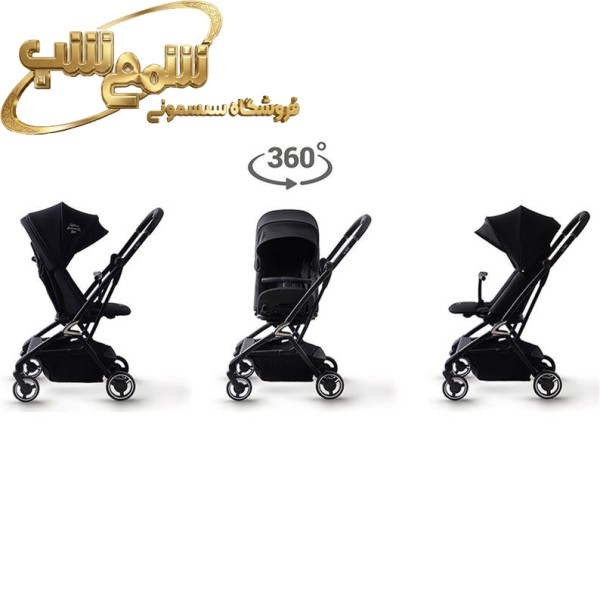 کالسکه 360 جیکل مدل life رنگ طوسی —5
