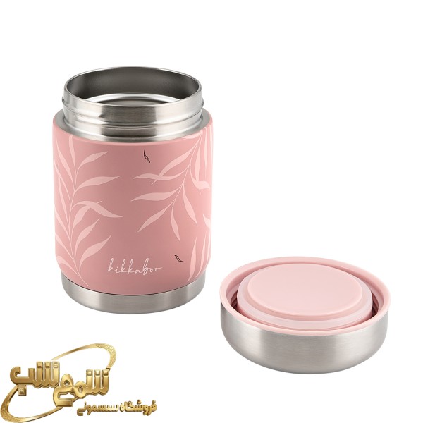فلاسک غذا استیل کیکابو مدل فلورا Flora رنگ صحرایی —5