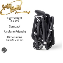 کالسکه 360 جیکل مدل life رنگ طوسی —4