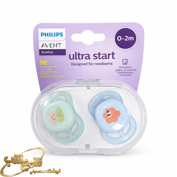 پستانک 0تا2 اولترا استارت اونت طرح دار مدل newborns پستانک 0تا2 اولترا استارت اونت طرح دار مدل newborns