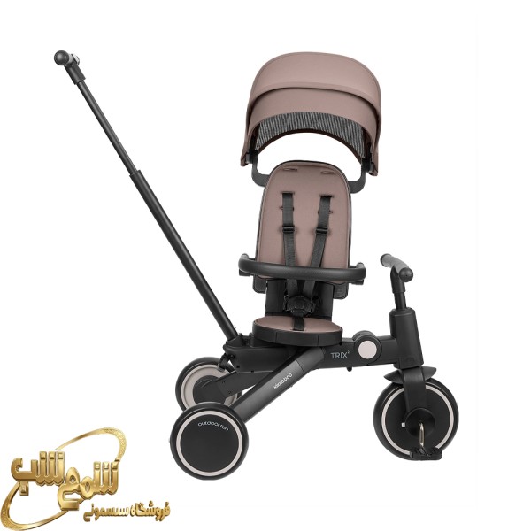 سه چرخه 8in1 کیکابو مدل تیرکس Trix2 رنگ بژ —5