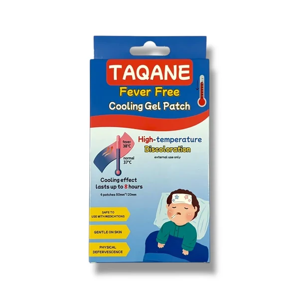 پد تب بر ژلی کودک تاکوان TAQANE بسته ۴ عددی