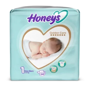 پوشک هانیز Honeys سایز ۱ بسته ۲۰ عددی