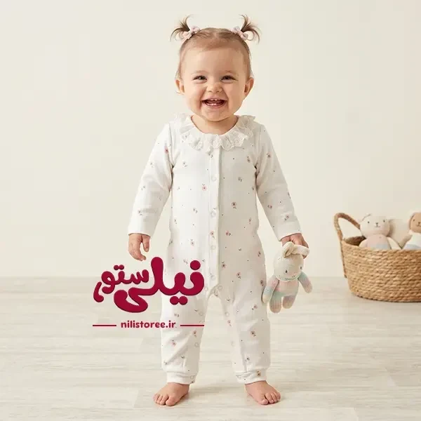 سرهمی نیلی طرح ماتیلدا سایز 1 —3