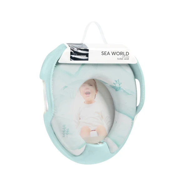 تبدیل توالت فرنگی نرم کیکابو KikkaBoo مدل Sea World سبز —7