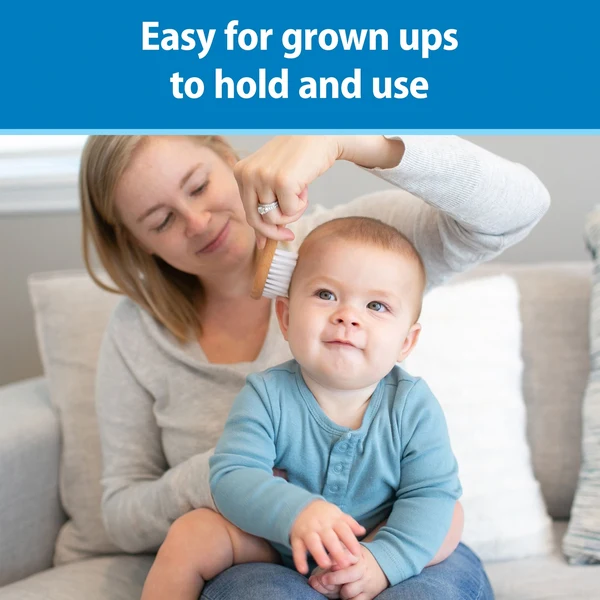 ست برس و شانه چوبی دکتر براون Dr. Brown’s مدل Soft & Safe HG086 —6