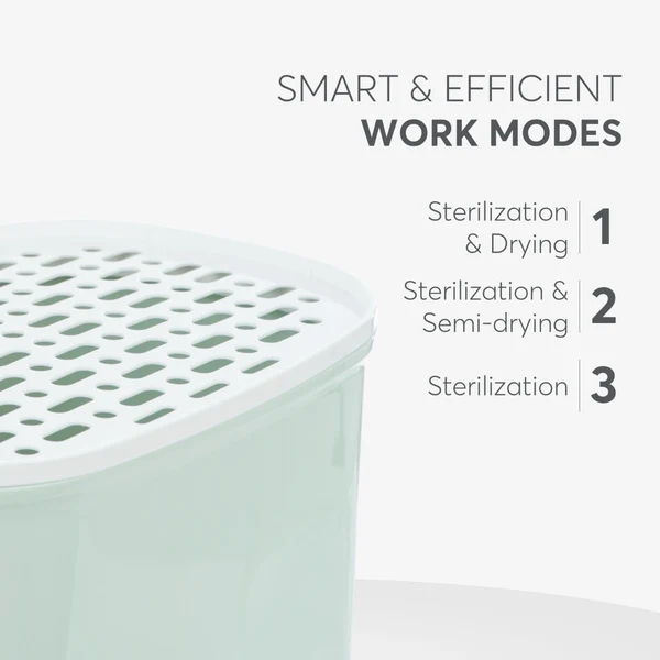 استریلکننده و خشککن شیشه شیر کیکابو مدل Cleo —9