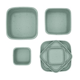 اسنک باکس 3عددی سبز کیکابو —5