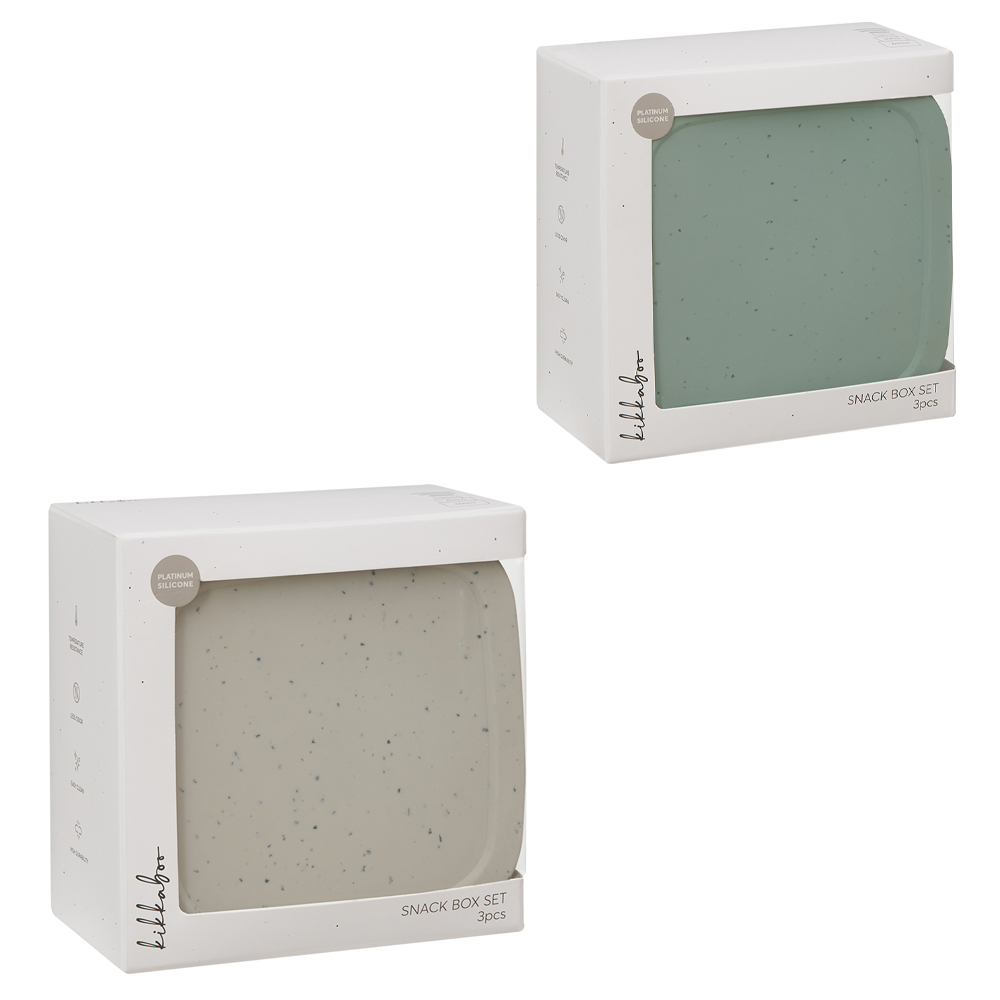 اسنک باکس 3عددی سبز کیکابو